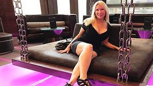 Mom POV – Adria – Gorgeous blonde MILF first timer