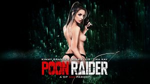 Kimmy Granger, Rina Ellis & Tina Kay – Poon Raider: A DP XXX Parody