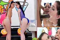 ALINA LOPEZ & EVELYN CLAIRE – WHIPPED CREAM SCHEME WITH ALINA AND EVELYN