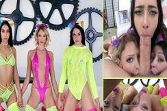 AVI LOVE, EMMA HIX & KIARRA KAI – SLOPPY TEAMWORK WITH KIARRA, EMMA, AND AVI